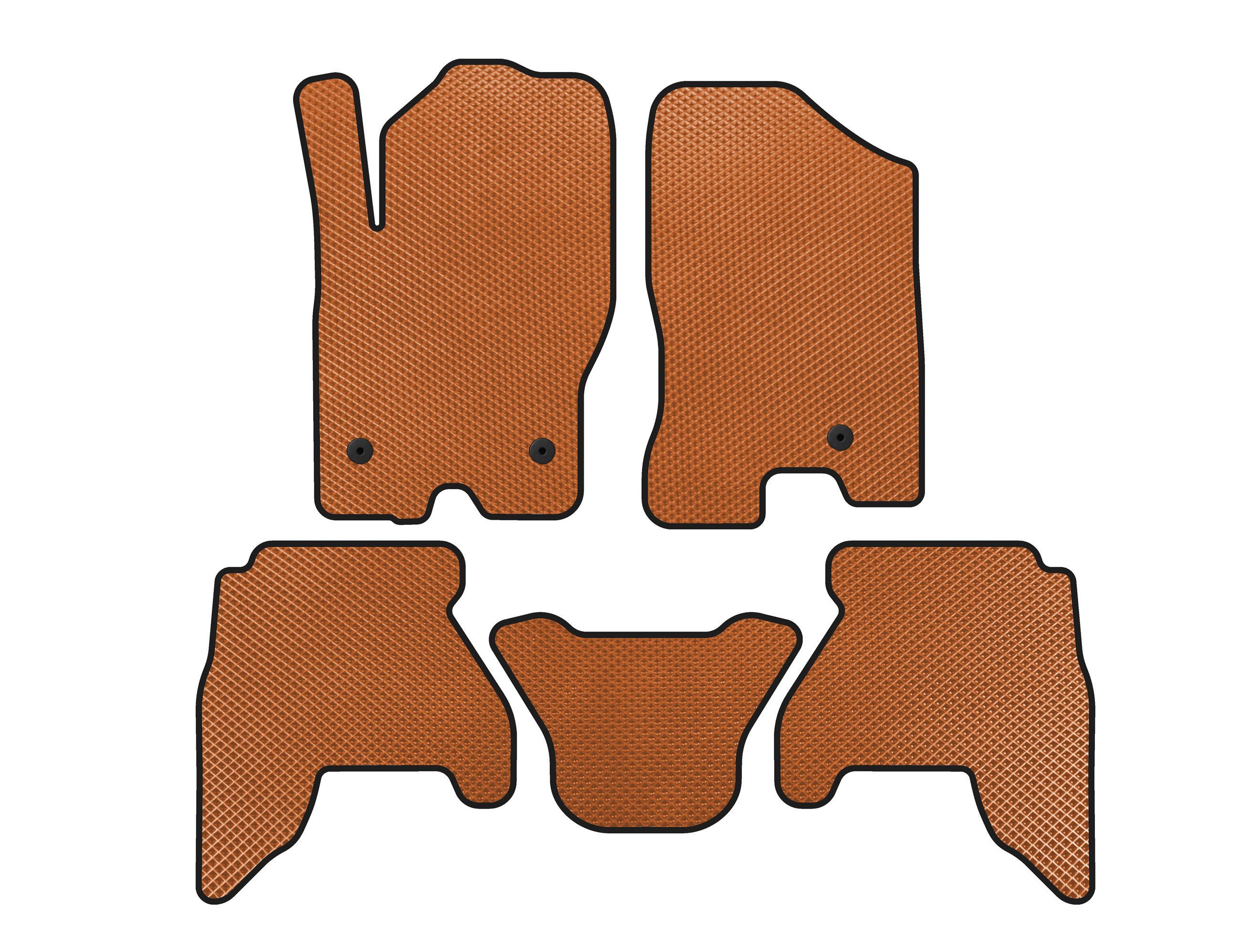 Коврики EVA Digital Designs для Nissan Pathfinder R51 2005-2014 гг. Оранжевый (144831)