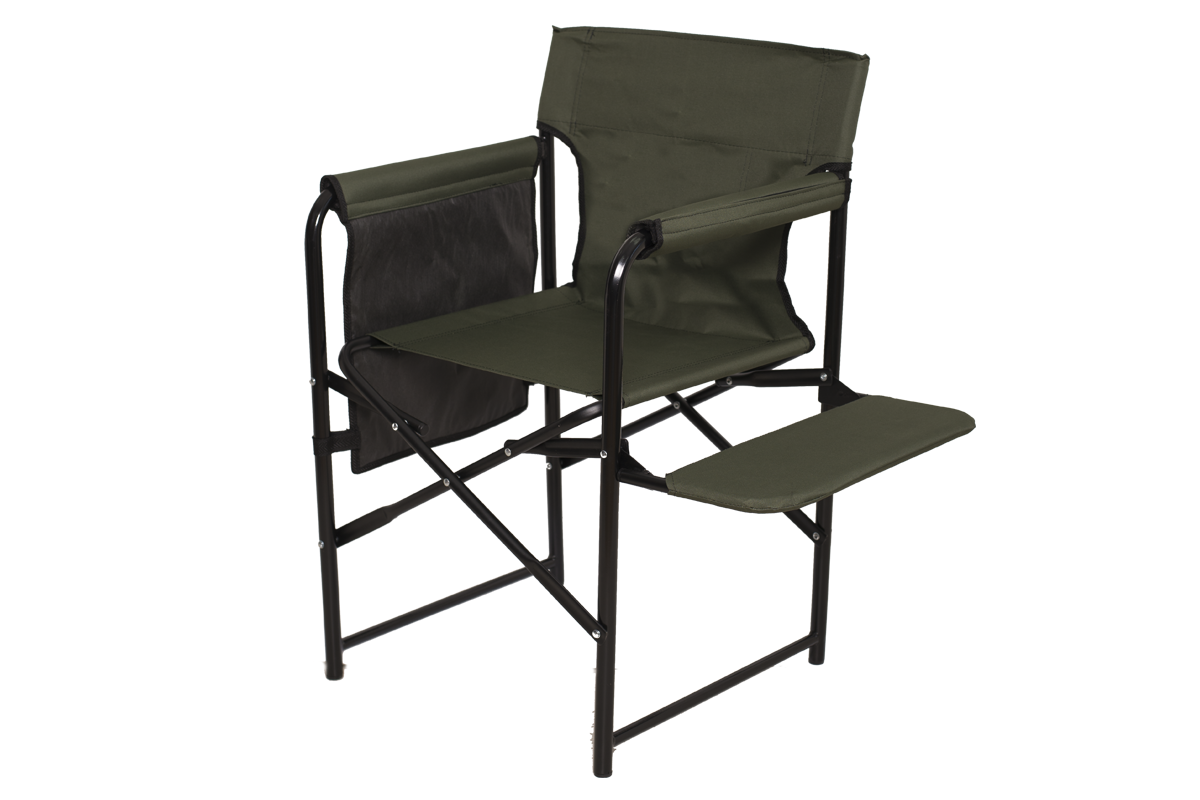 Туристический стул RALF Режиссер эконом со спинкой, подлокотниками и полкой (4826854277591)