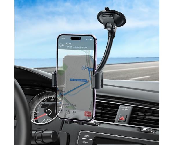 Автодержатель для смартфона Hoco H38 Black - фото 6