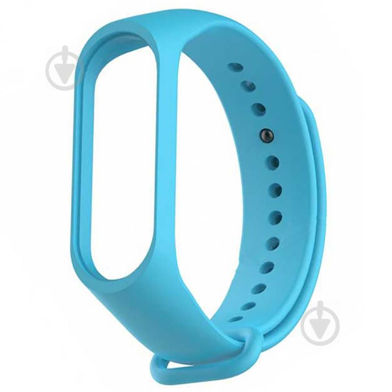 Ремешок Colored Strap для Xiaomi Mi Band 3 / 4 Голубой Ремешок Colored Strap для Xiaomi Mi Band 3 / 4 Голубой