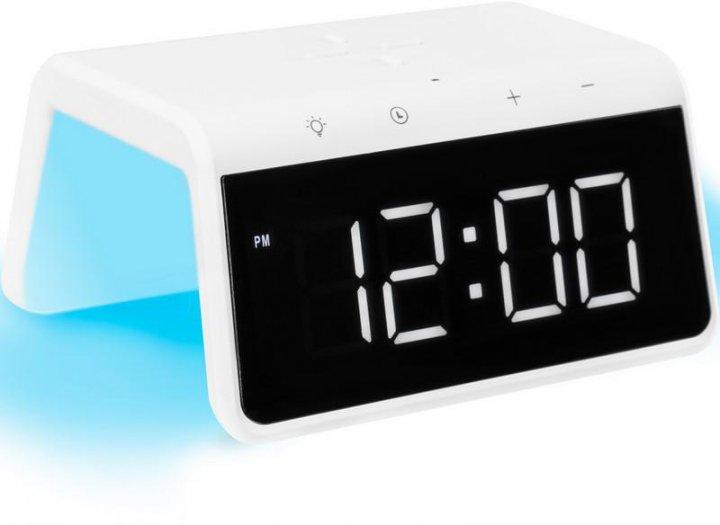 Годинник настільний смарт з функцією бездротової зарядки Gelius Pro Smart Desktop Clock Time Bridge GP-SDC01 - фото 10