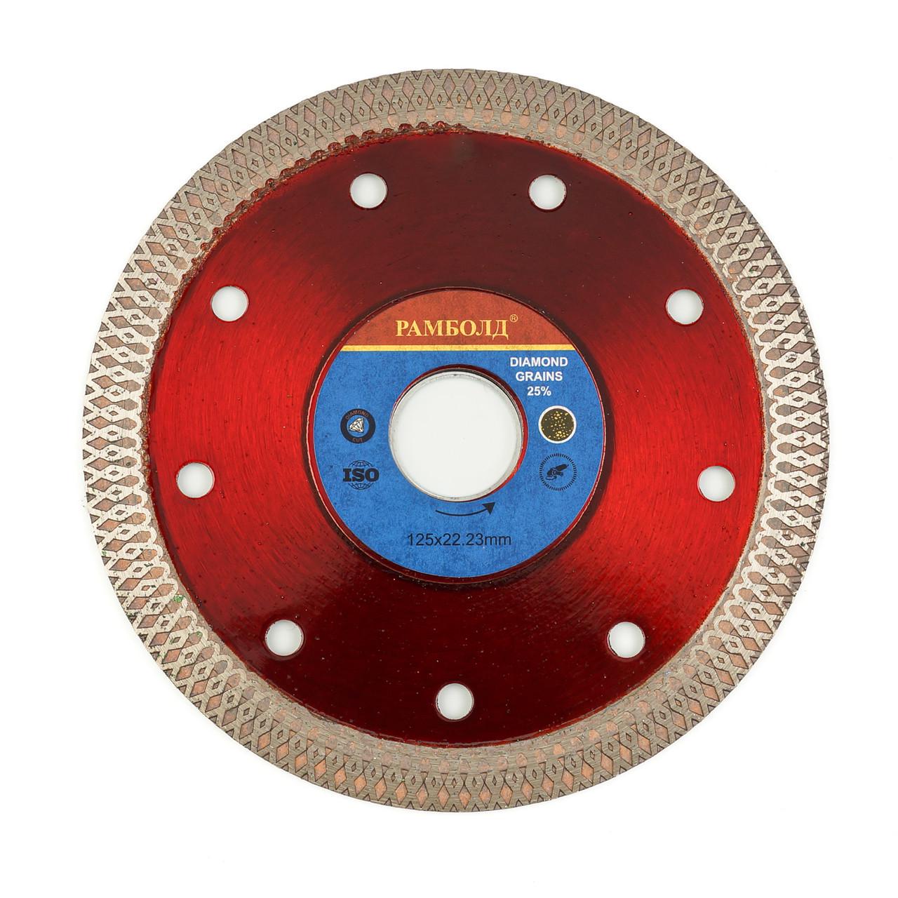 Диск алмазний 125 мм відрізний по керамічній плитці та керамограніту (2807945895)