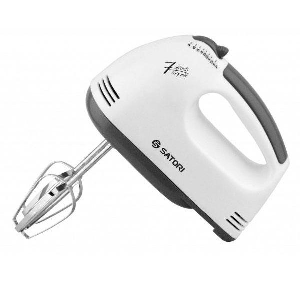 Миксер ручной Satori SM-1910-GR 190 Вт 7 скоростей Белый (231328) Миксер ручной Satori SM-1910-GR 190 Вт 7 скоростей Белый (231328)