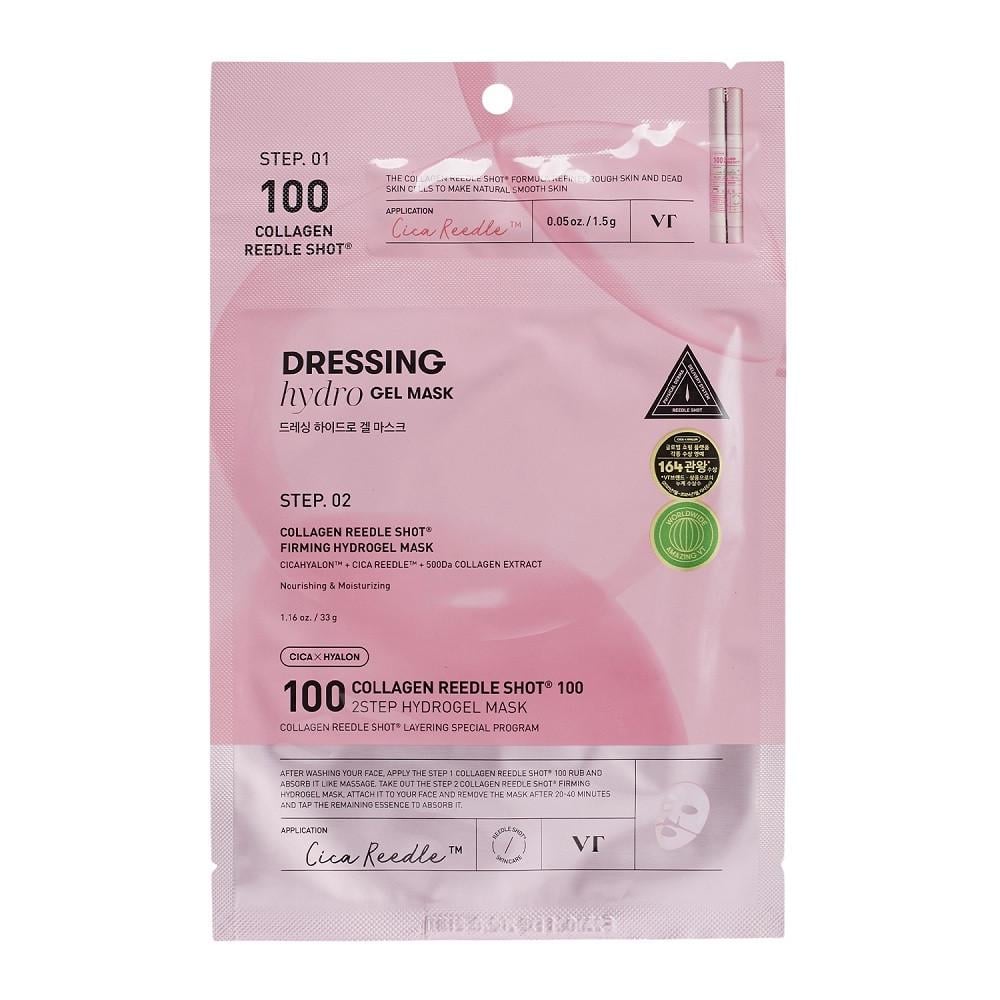 Маска для лица гидрогелевая с микроиглами и коллагеном VT Cosmetics Collagen Reedle Shot 100 2 Step Hydrogel Mask 1,5+33 г (2929433273)