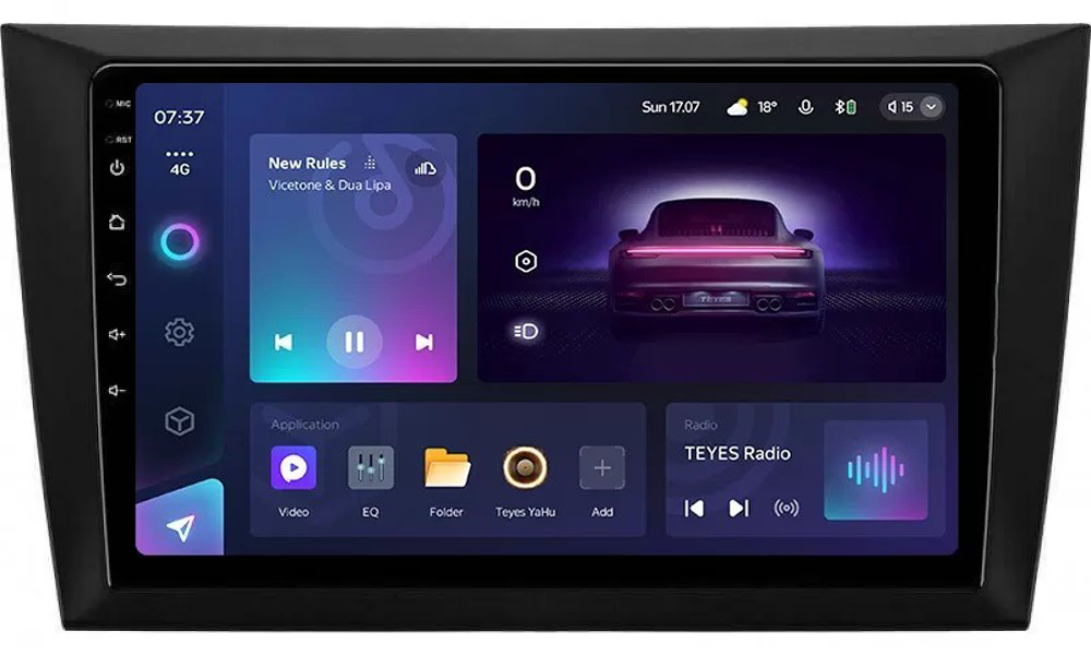 Магнитола штатная Teyes CC3 2K 4/64 GB для Volkswagen Golf 6 2006-2018 г. 9" (AR-70510)