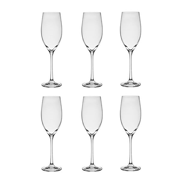 Набор бокалов для шампанского Bohemia Megan 230 мл 6 шт. (40856/230)