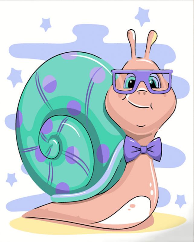 Картина за номерами Strateg Преміум Равлик-джентльмен 30х30 см (ES154) Картина за номерами Strateg Преміум Равлик-джентльмен 30х30 см (ES154)