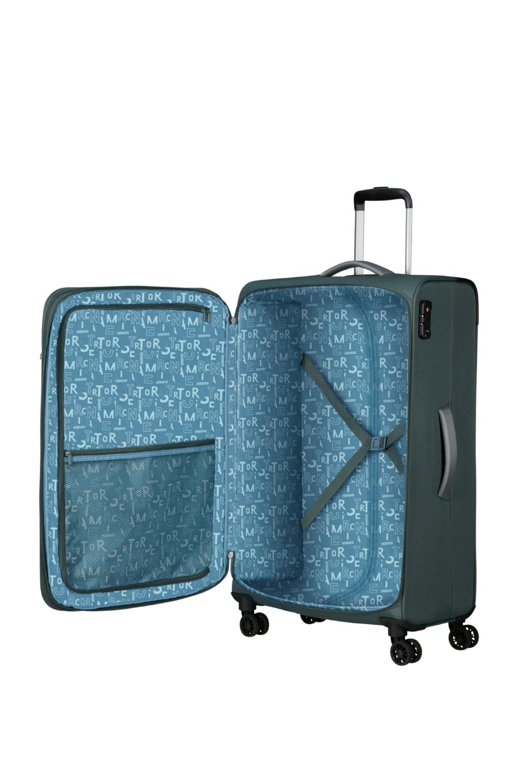 Валіза American Tourister PULSONIC 81x49x31/34 см Зелений (MD6*04003) - фото 2