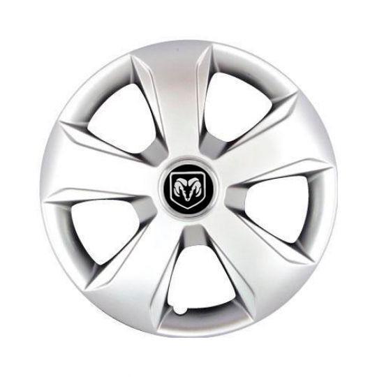 Автомобильные колпаки SKS 102 R13 с логотипом Dodge 4 шт. Серебристый