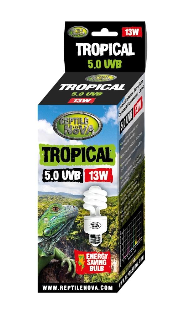Люмінесцентна лампа Reptile Nova UVB-13W-5.0-TROPICAL - фото 2