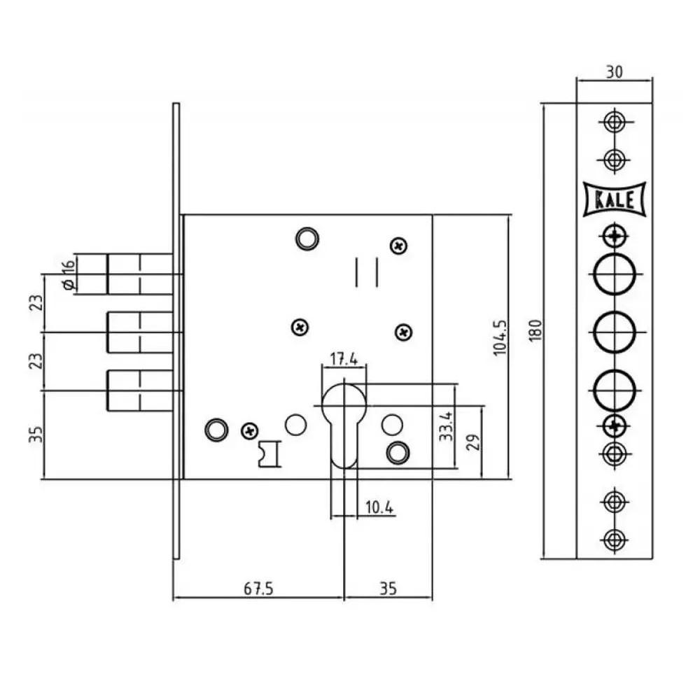 Замок цилиндровый 447 без соответствующей планки Хром (1-30189) - фото 2 Замок цилиндровый 447 без соответствующей планки Хром (1-30189) - фото 2