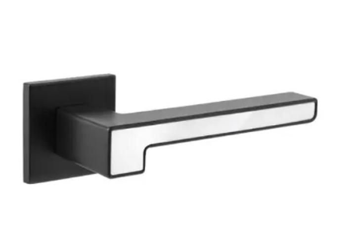 Дверные ручки sempra H-30120-A-BLM/W Черный матовый с белой вставкой (080165E)
