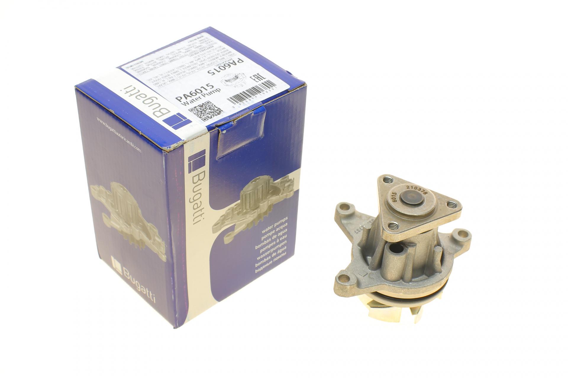 Помпа воды Bugatti Ford C-Max/Focus/Mondeo/Galaxy/Mazda 3/5/6/CX-7/Volvo 1.8/2.0/2.3 00- PA6015