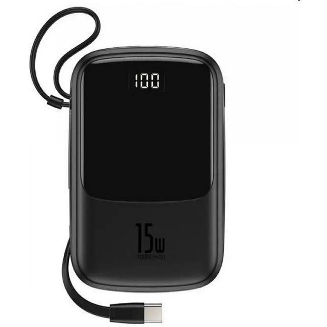 Повербанк Baseus 10000 мА/ч пластик Black (019162)