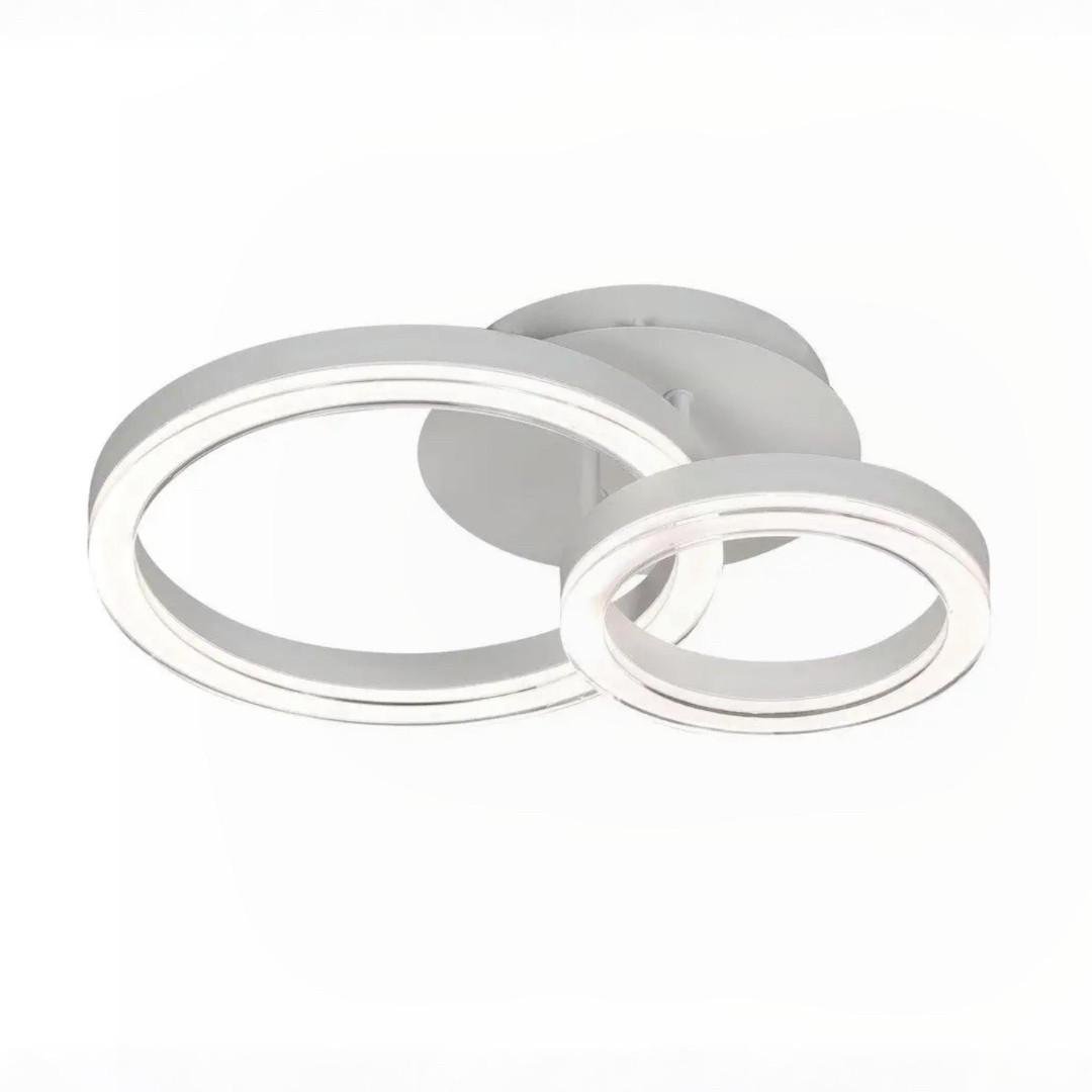 Люстра светодиодная Valeso с акриловыми плафонами 60W 3000-6500K Белый (G 2571/2 WT 60W)