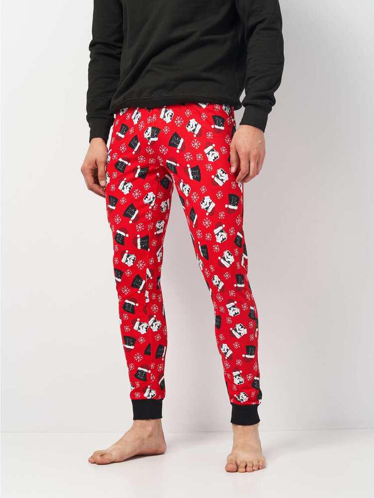 Брюки пижамные Next 174792x20 мужские S Красный - фото 3 Брюки пижамные Next 174792x20 мужские S Красный - фото 3