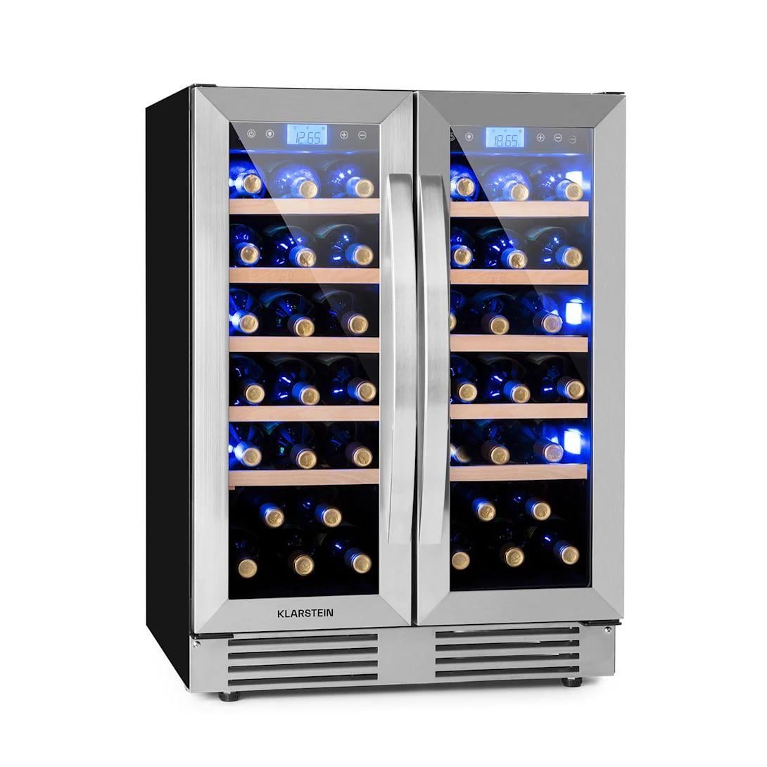 Холодильник для вина KLARSTEIN Vinovilla 42 Twin Built-In Duo двухзонный 42 бутылки 126 л (10032032)