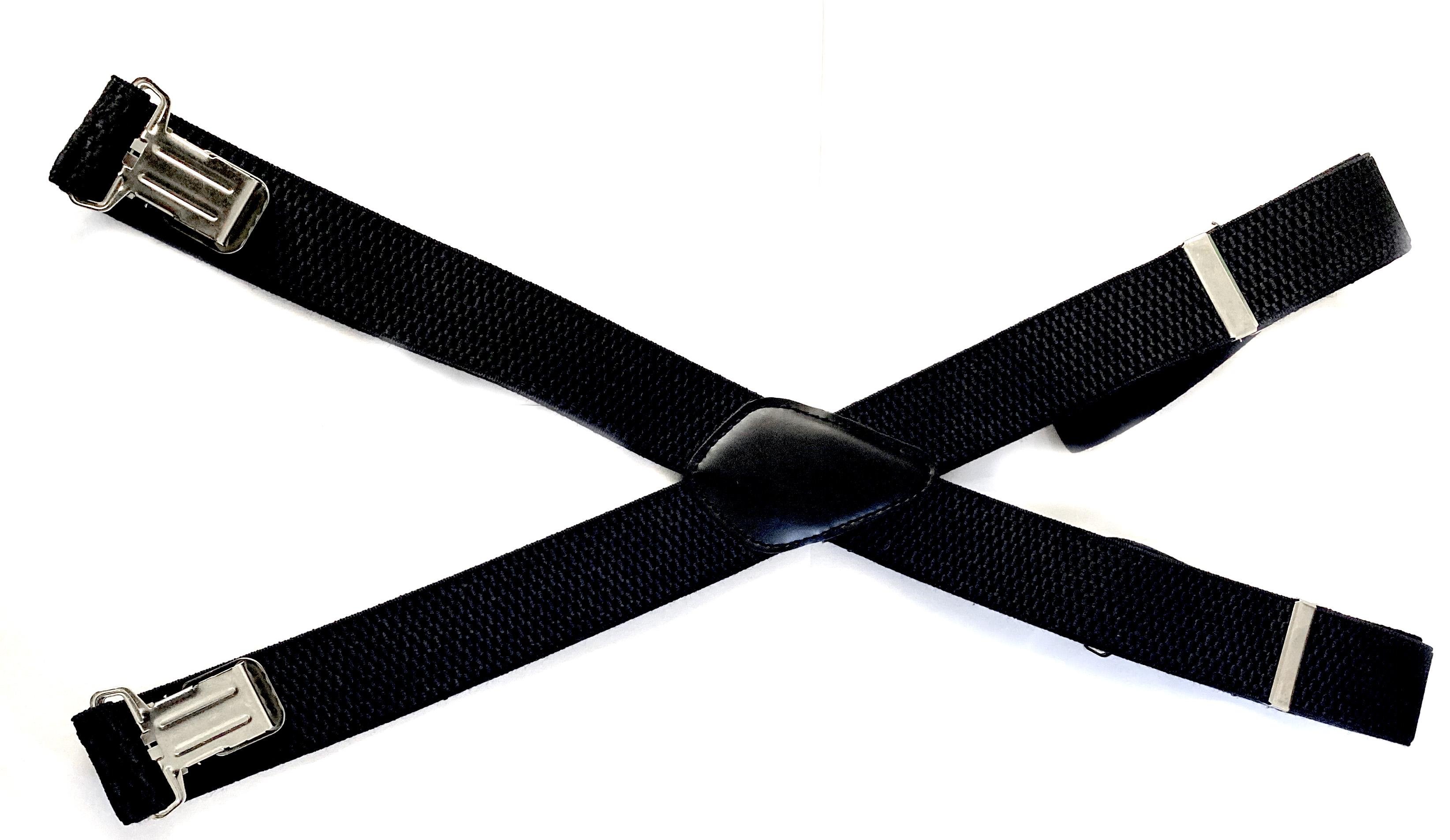 Подтяжки для штанов X-образные Черный (040423) - фото 3 Подтяжки для штанов X-образные Черный (040423) - фото 3