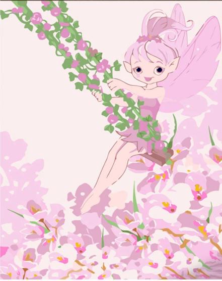 Картина по номерам Стратег Катаясь на качелях ss6691 30x40 см (MTT-167835)