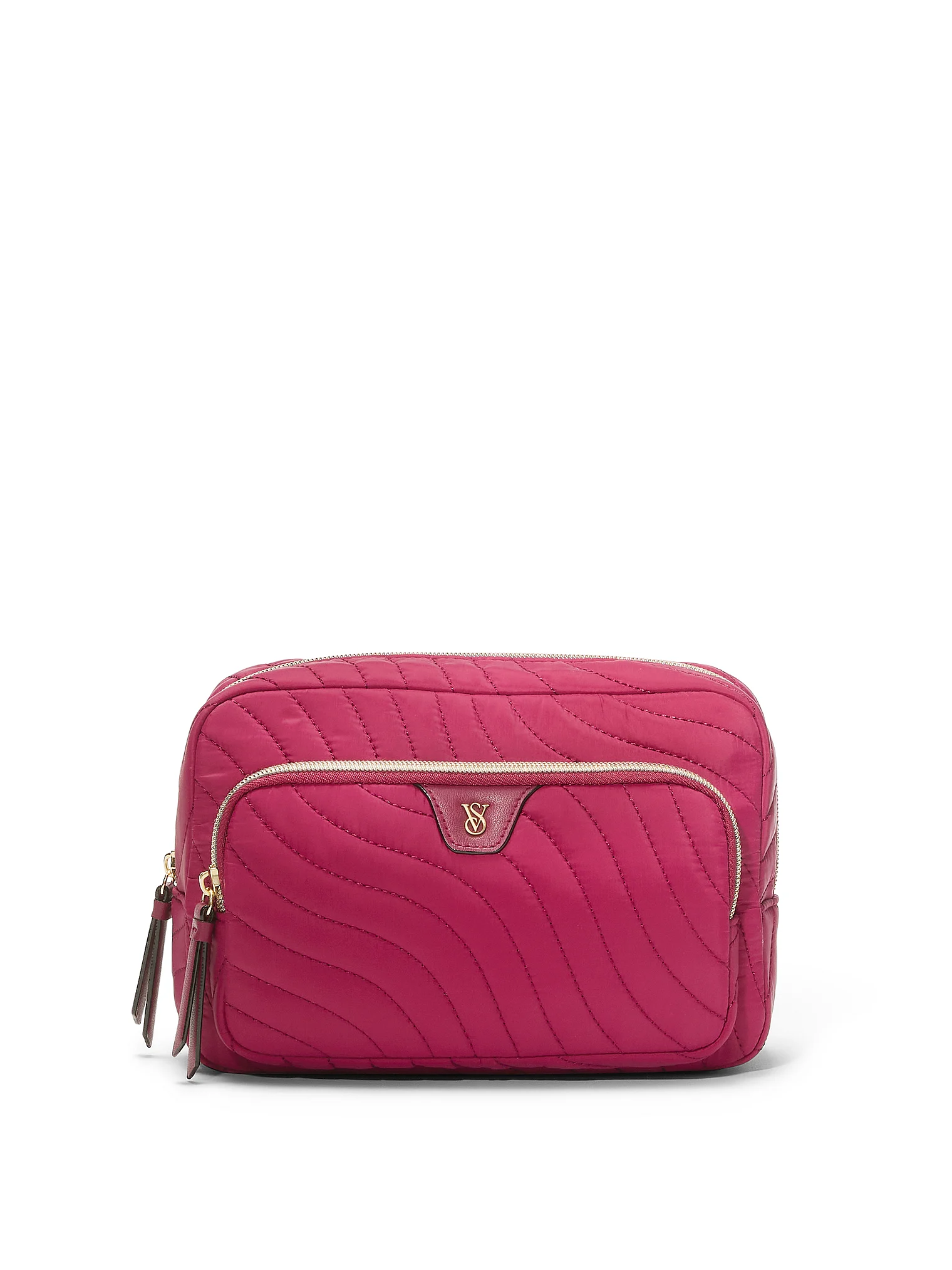Косметичка Victoria's Secret Travel Makeup Pouch Бордовий (22569901)