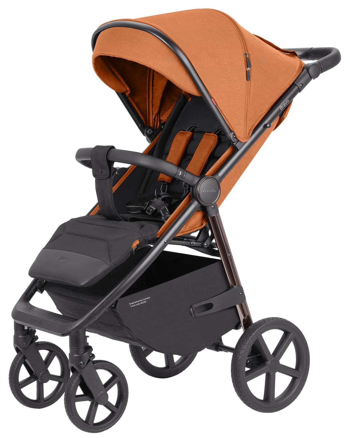 Коляска-книжка прогулянкова Carrello Bravo Tango Orange (CRL-5515) - фото 1 Коляска-книжка прогулянкова Carrello Bravo Tango Orange (CRL-5515) - фото 1