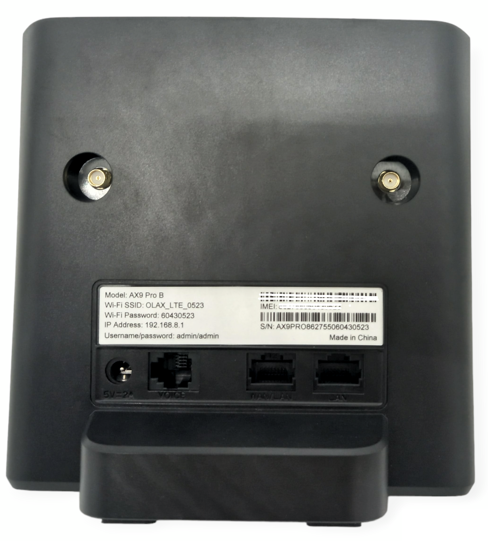 4G роутер Olax Олакс AX9 PRO B WIFI модем під сім карту 4G модемом акумулятор 4000 mAh дві антени мобільний - фото 8 4G роутер Olax Олакс AX9 PRO B WIFI модем під сім карту 4G модемом акумулятор 4000 mAh дві антени мобільний - фото 8