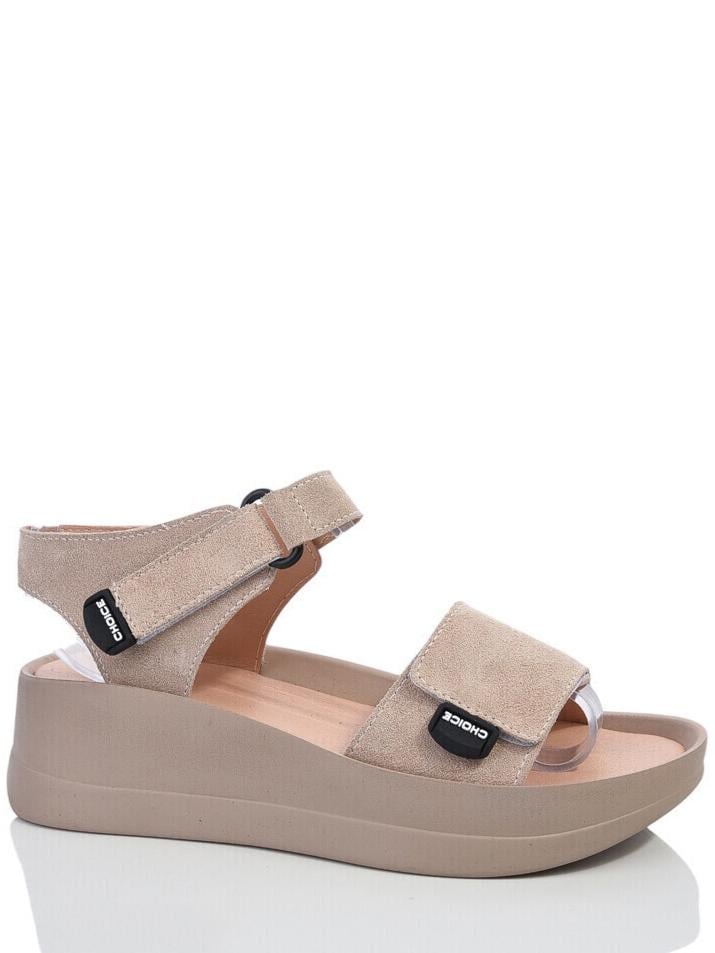 Босоножки кожаные ITTS N53--12 р. 36 Бежевый