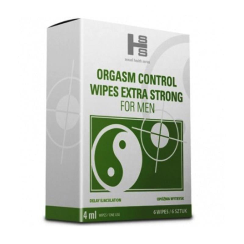 Салфетки для задержки эякуляции Orgasm Control Wipes 6 шт. (1000058122)