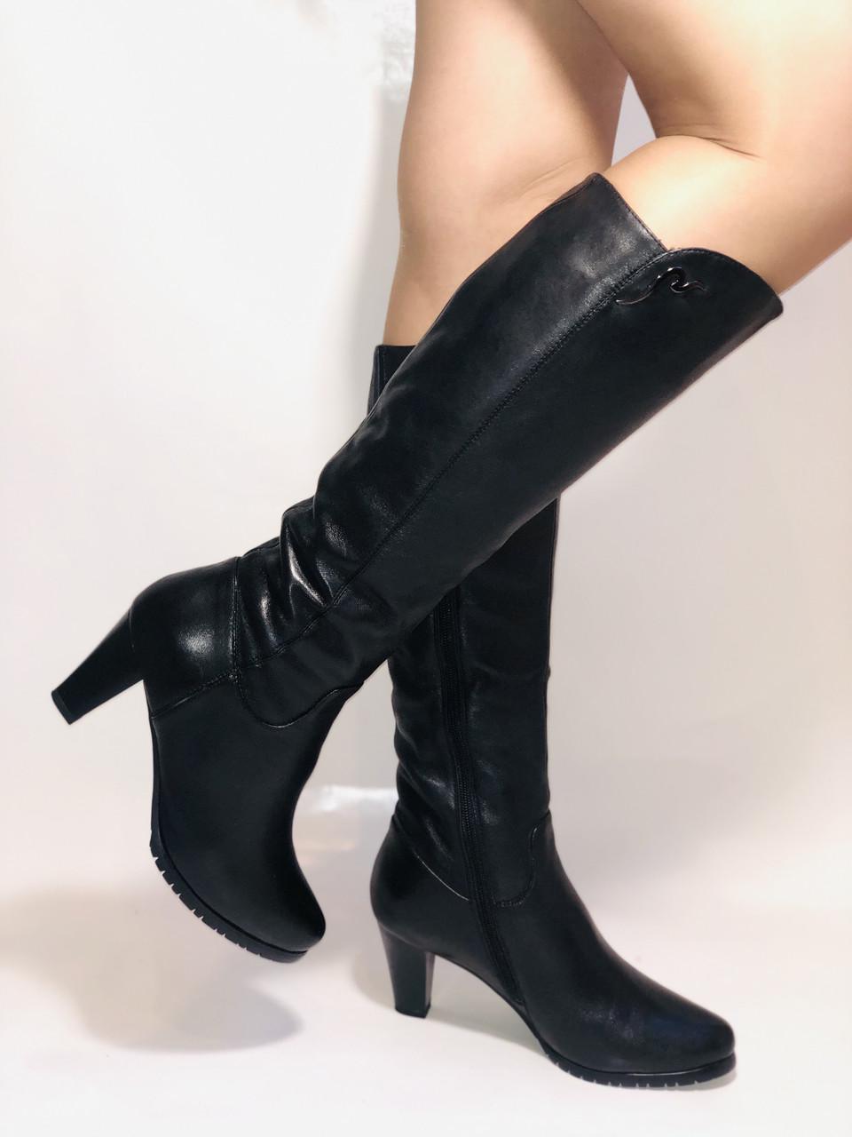 Сапоги женские зимние Molka р. 37 24,0 см Черный (2432)