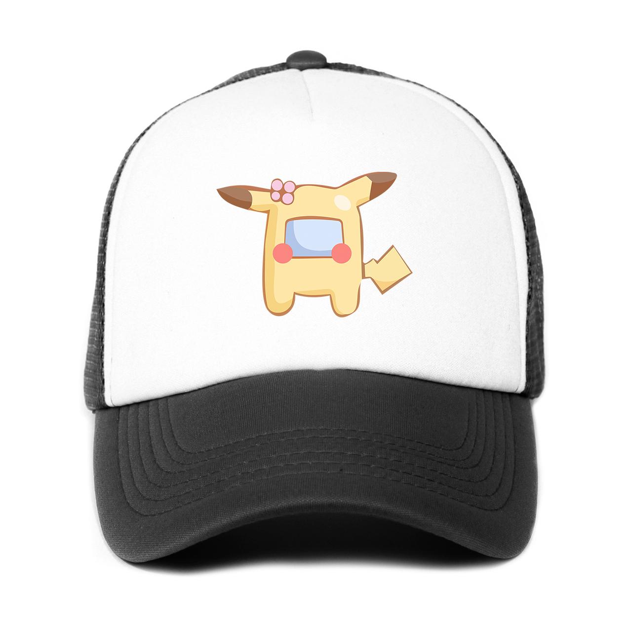 Кепка тракер дитяча Among Us Pokemon Pikachu Чорний (33404-2419-BK)