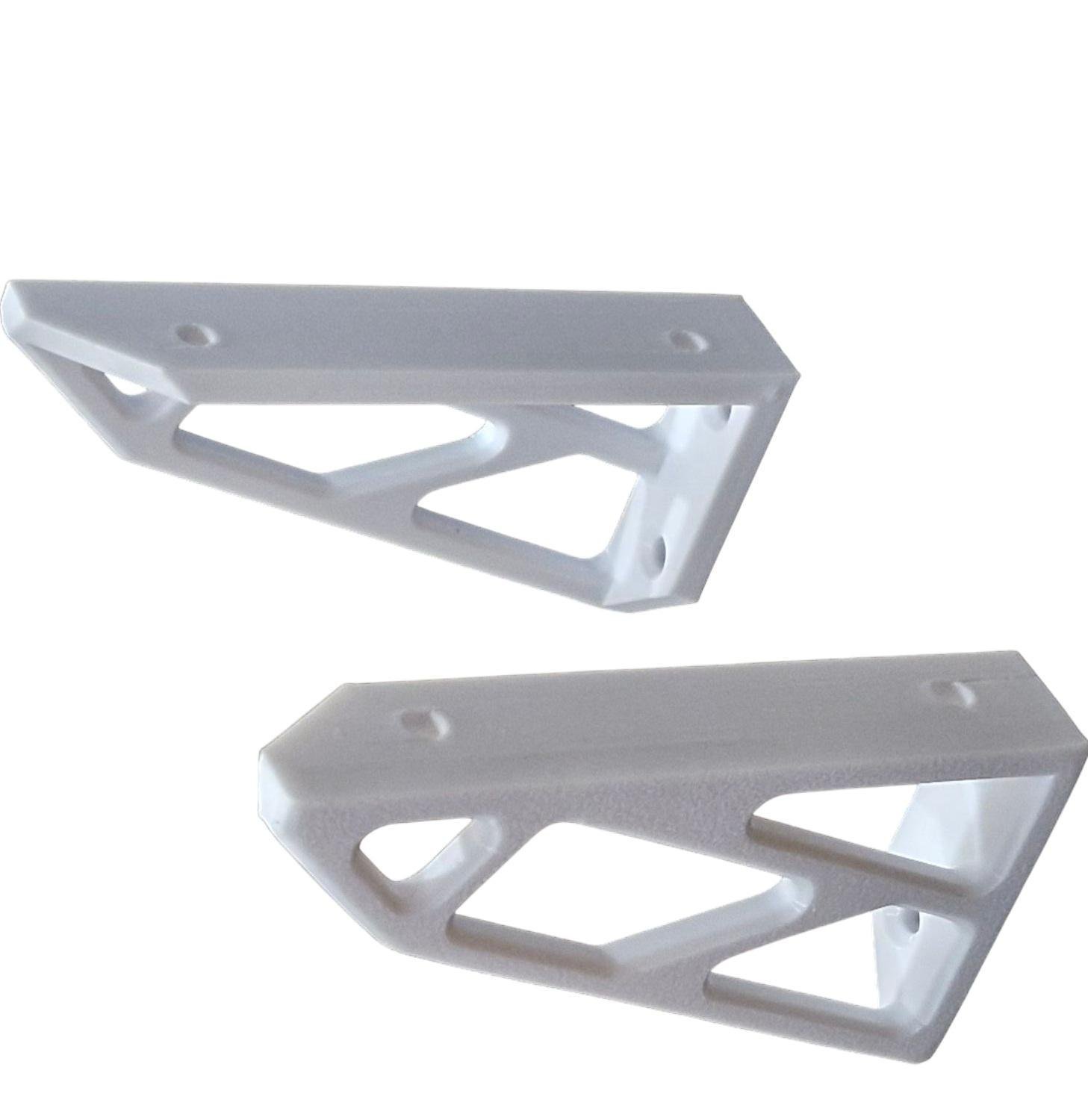 Тримач полиці Модик для полиць глибиною до 180 мм пластик ПЕТ до 20 кг 119х59х20 см 2 шт Білий (101405518)