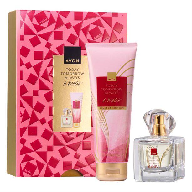 Набор Avon ТТА Amour для Нее в подарочной упаковке edp/50 мл b/lot/125 мл (158511494)