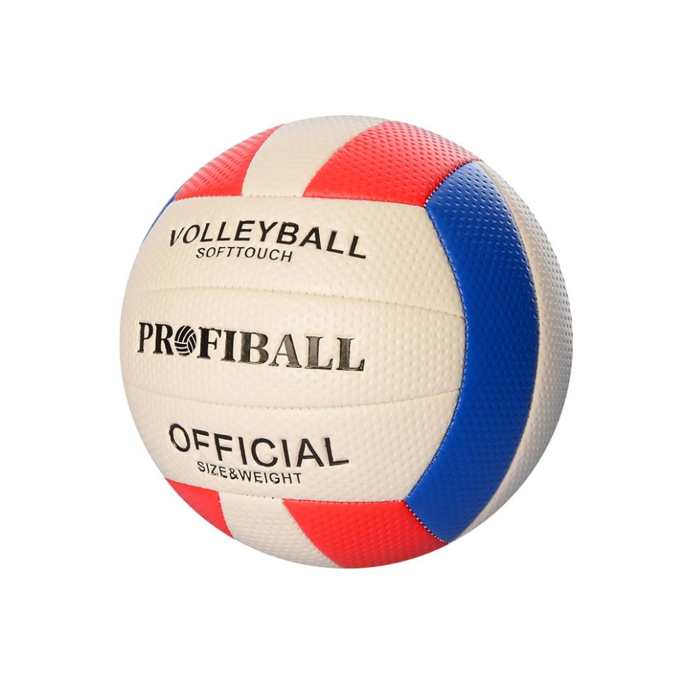 Мяч волейбольный Bambi MS 1676 20 см Бело-красный (38460s48093)