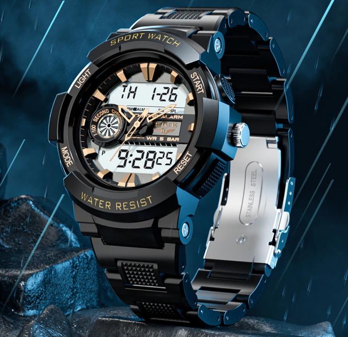 Наручные часы Lige MoonLight с секундомером и будильником (1635873990)