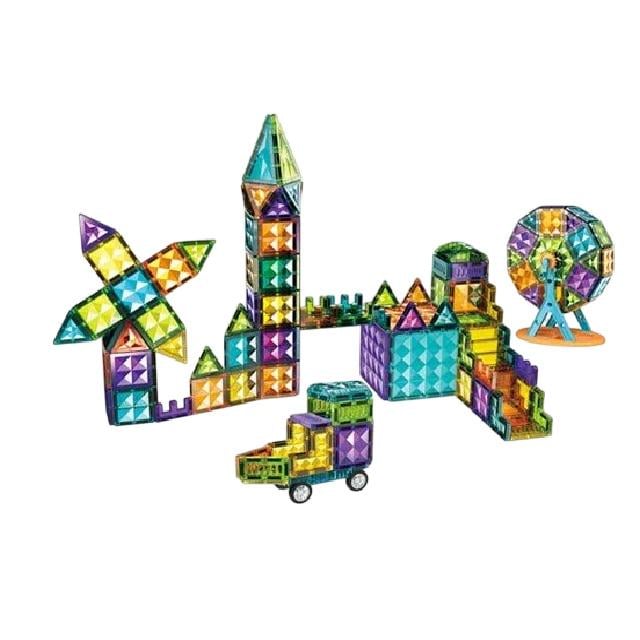 Конструктор магнітний Diamond 168 деталей/пластикові аксесуари Multicolor (160569)