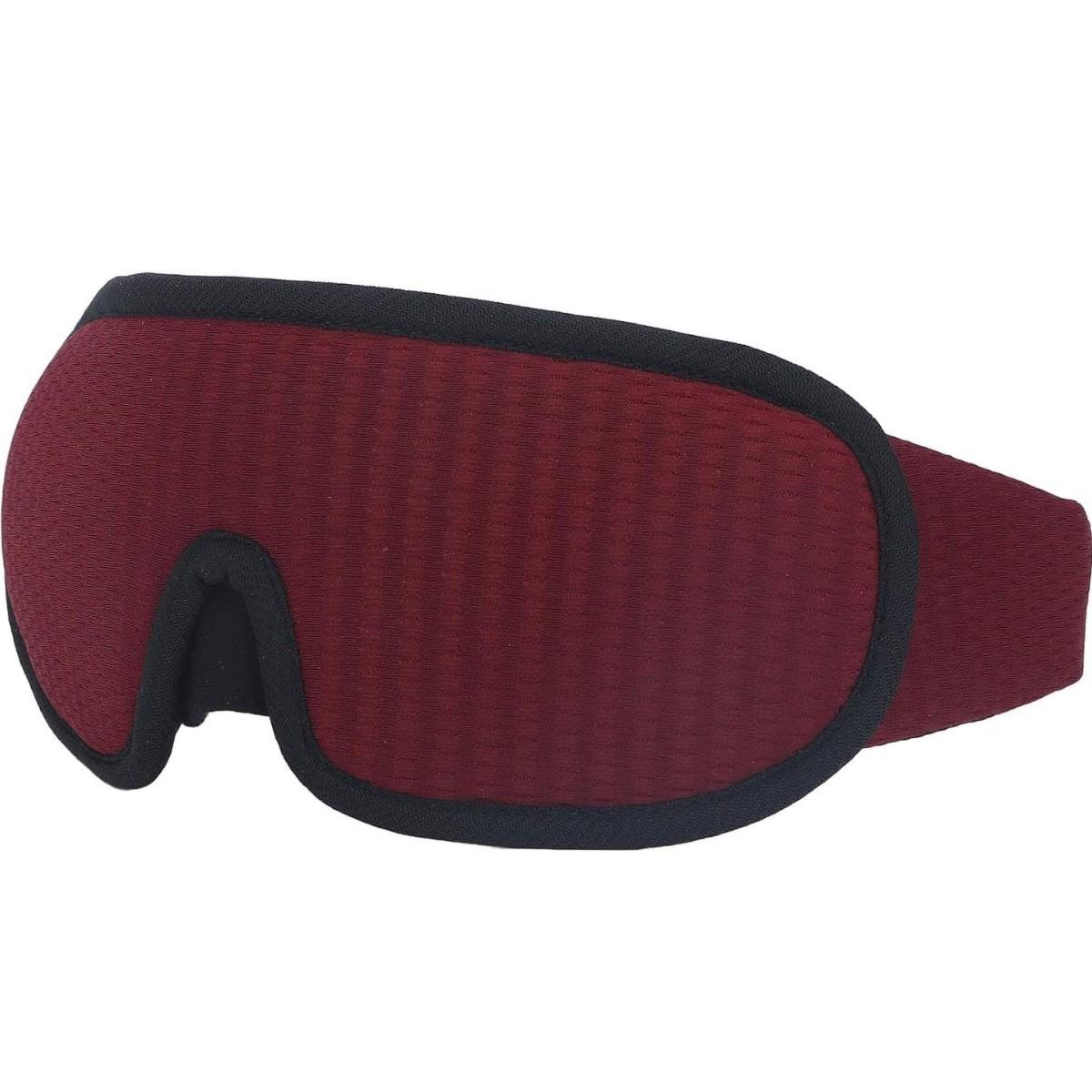 Маска для сна и отдыха Sleep Eye с дышащим эффектом 3D с берушами Бордовый Маска для сна и отдыха Sleep Eye с дышащим эффектом 3D с берушами Бордовый