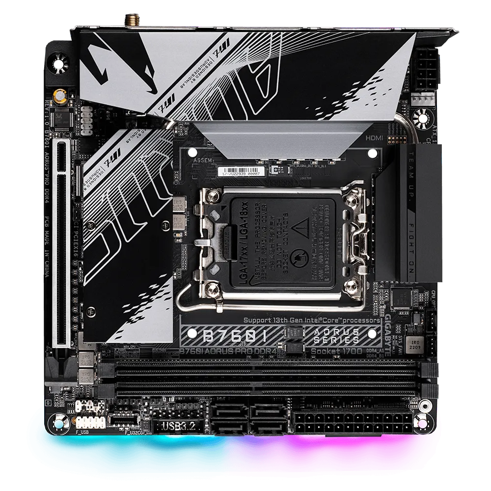 Материнська плата Gigabyte B760A Aorus PRO DDR4 Socket 1700/MiniITX/2хDDR4 DIMM (11401387) - фото 3