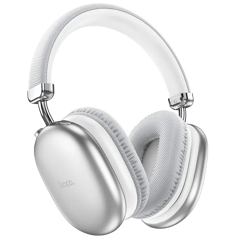 Беспроводные накладные наушники Hoco W35 Max Joy BT headphones Silver (6942007612210)