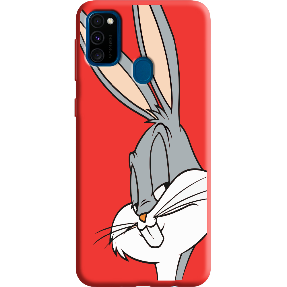 Чехол с рисунком Boxface Samsung M307 Galaxy M30s Lucky Rabbit Красный силикон (38209-bk81-38660)