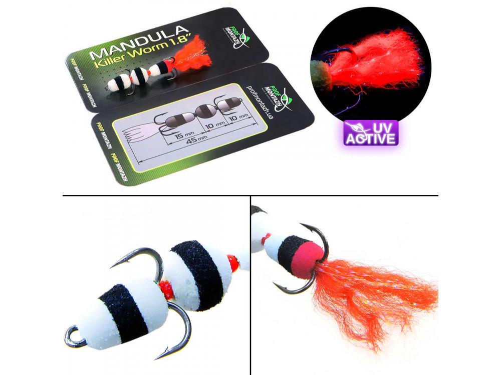 Мандула ПрофМонтаж Killer Worm 45 мм 907 - фото 2 Мандула ПрофМонтаж Killer Worm 45 мм 907 - фото 2