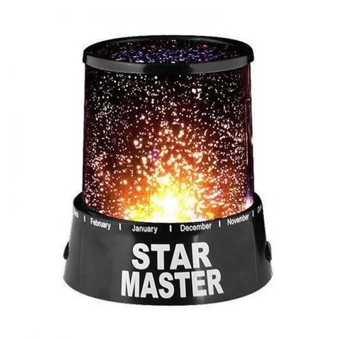 Ночник проектор звездного неба Star Master Черный (433)