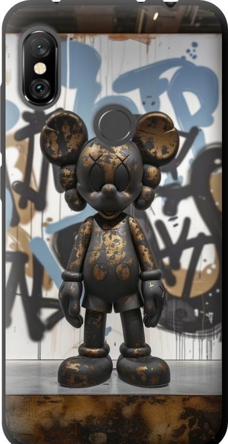 Чехол на Xiaomi Redmi Note 6 Pro Bronze kaws v2 (6098b-1551-42517)