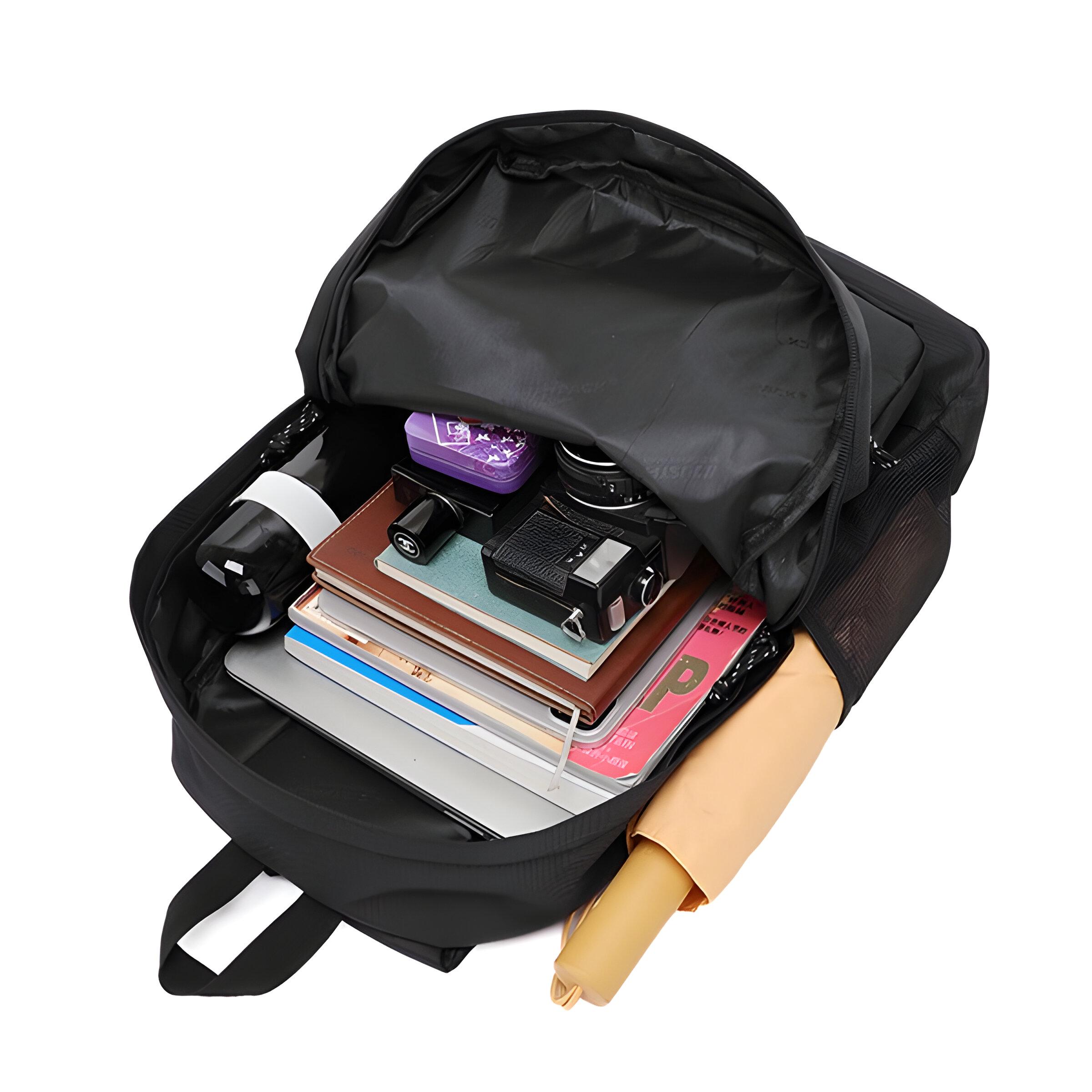 Рюкзак Justpack универсальный 27х40х13,5 см Черный (8067) - фото 4 Рюкзак Justpack универсальный 27х40х13,5 см Черный (8067) - фото 4