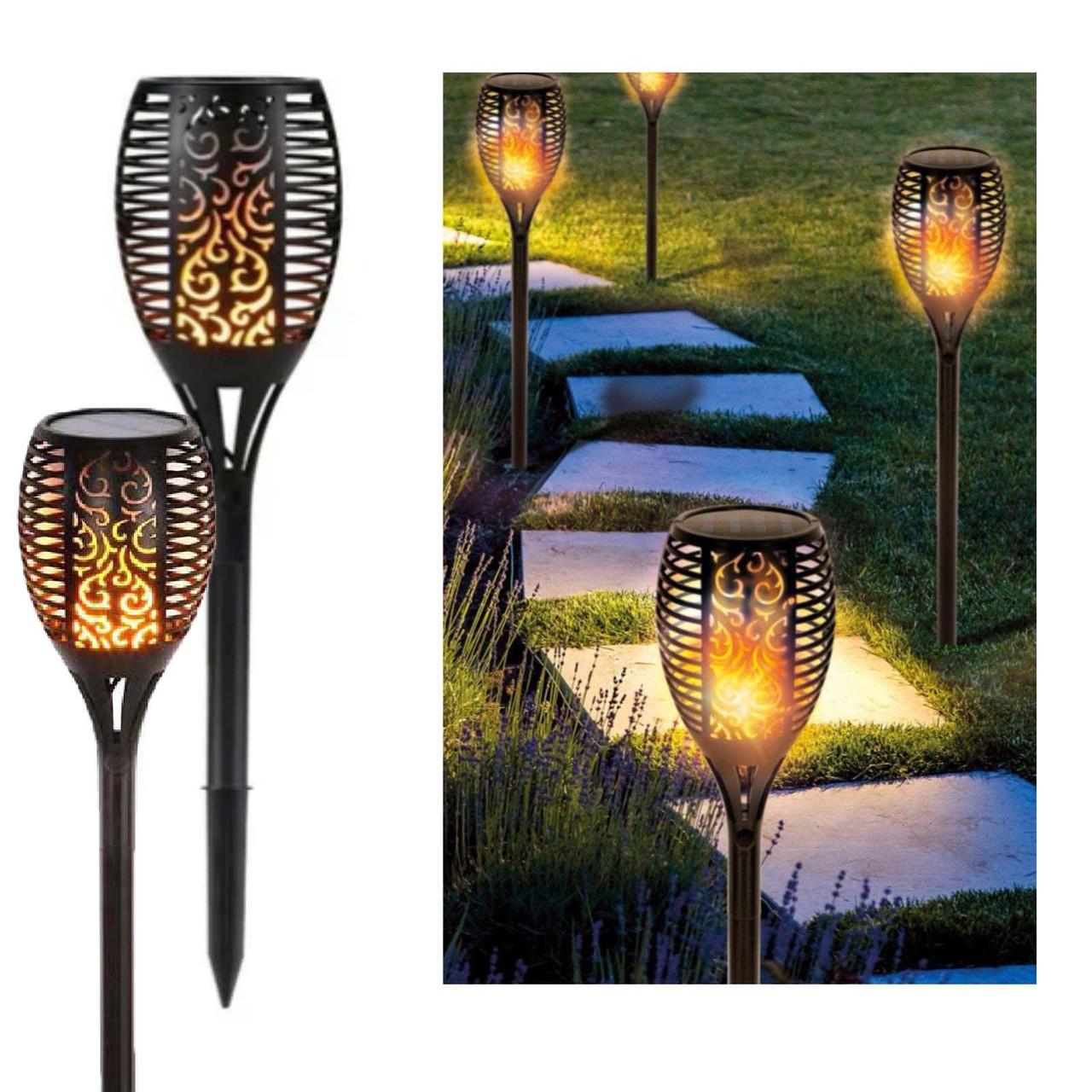 Вуличний світильник Факел 51LED 2 шт. на сонячній батареї з імітацією вогню - фото 11 Вуличний світильник Факел 51LED 2 шт. на сонячній батареї з імітацією вогню - фото 11