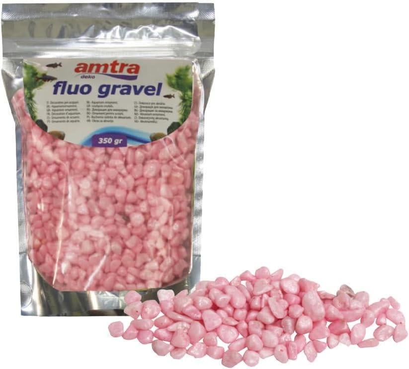 Грунт для аквариума Amtra Gravel Fluo Pink 350 г Розовый (1441983384)