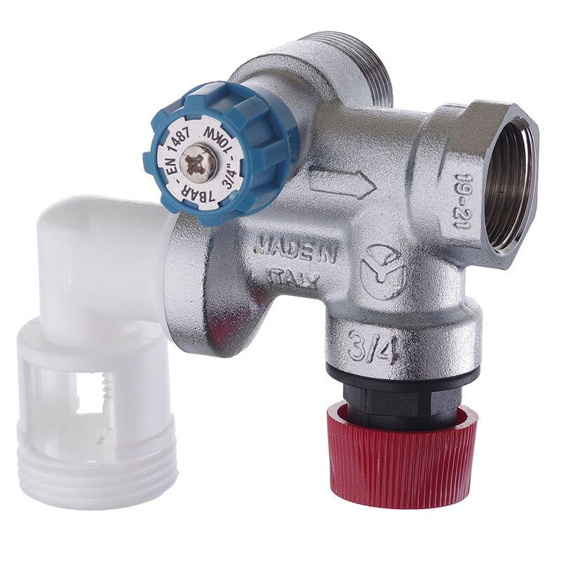 Группа безопасности водонагревателя горизонтальная Roho R2111-050-1/2"х 3/4" ВН 7 бар (RO0164)