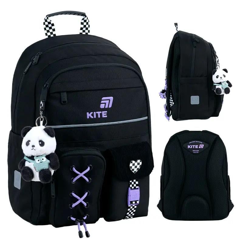 Шкільний рюкзак Kite Education K26-584M-2 Panda Love с ортопедической спинкой (996120)