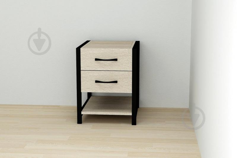 Тумба Ferrum-decor Вивьен 2/1 50x41x40 см Дуб Сонома (XK00130)