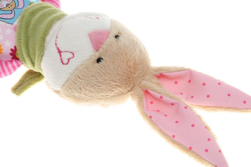 Мягкая игрушка Sigikid Bungee Bunny Заец 25 см Розовый (40107SK) - фото 2