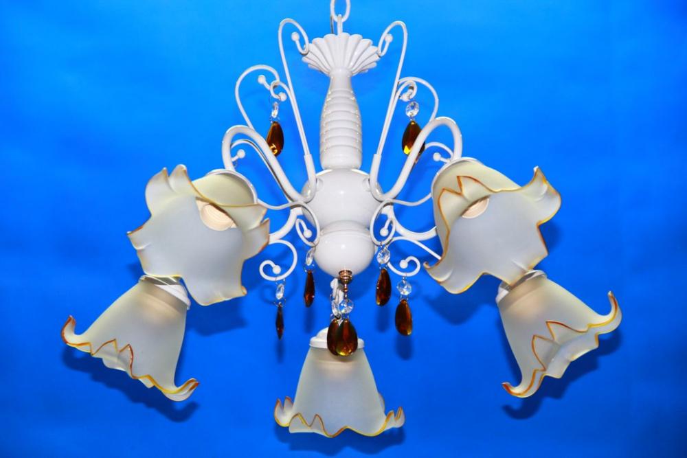 Люстра з плафонами Ray L3378/5 Коричневий (IR006100) Люстра з плафонами Ray L3378/5 Коричневий (IR006100)